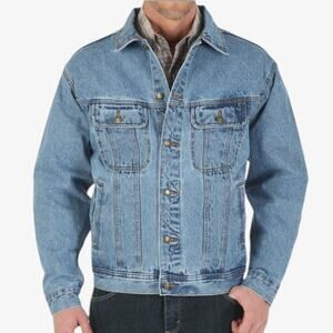 Wrangler Rugged Wear Vintage Indigo Denim Jacket - RJK30VI, Size L